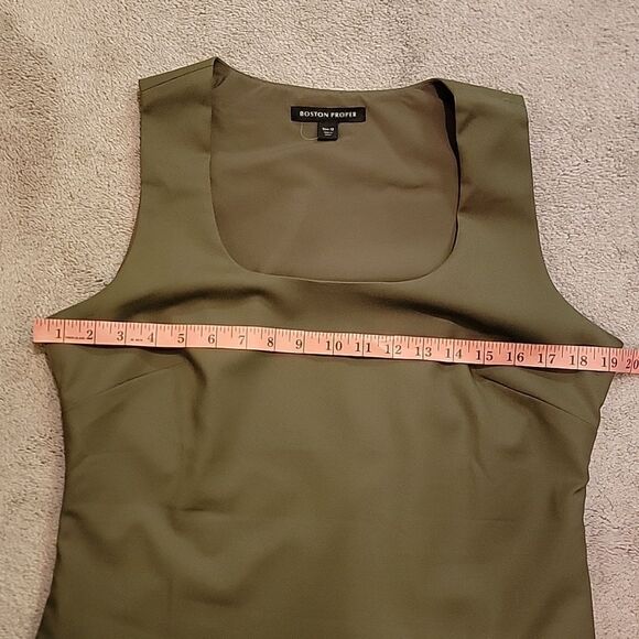 NWOT Boston Proper Olive Tank Top Sz 12 - Picture 7 of 13